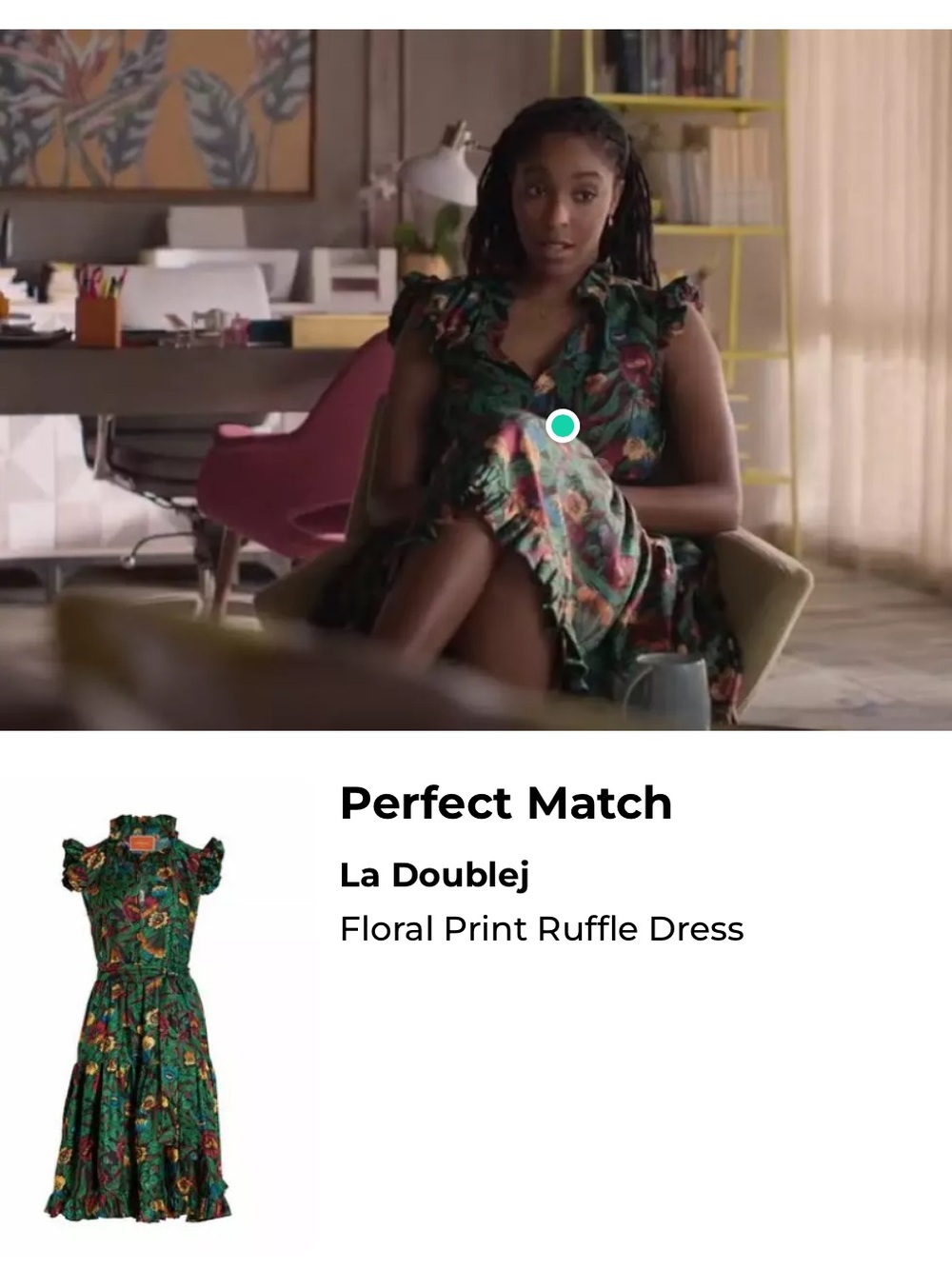 LA DOUBLEJ • Short & Sassy 100% Silk Ruffle Dress • Made in Italy • Medium - Picture 2 of 15